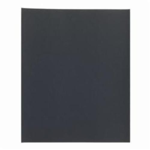 Norton® Blue-Bak™ 66261139360 T414 Coated Sandpaper Sheet, 11 in L x 9 in W, 600 Grit, Ultra Fine Grade, Silicon Carbide Abrasive, Paper Backing